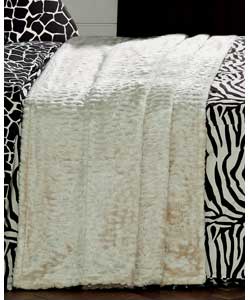 Animal Faux Fur Throw