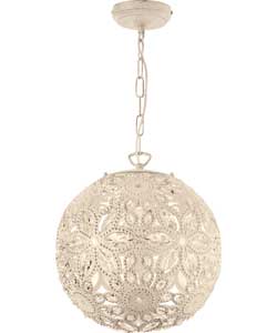 Flower Ball Ceiling Light - Cream