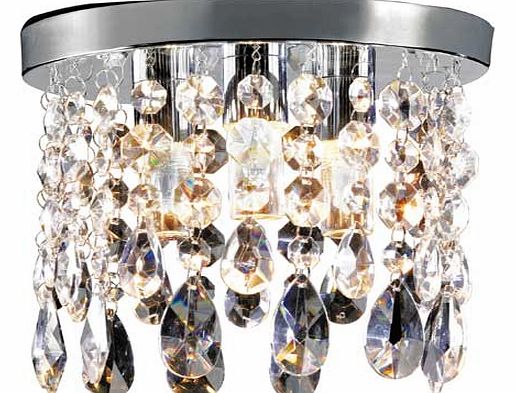 Inspire Venetia Droplets 3 Light Ceiling Fitting