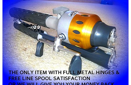 INSTANT FISHERMAN 2 - With Full Metal Hinges & Free Lines Spool Genuine item