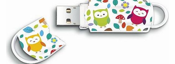 Integral 8GB Xpression Owls USB Flash Drive