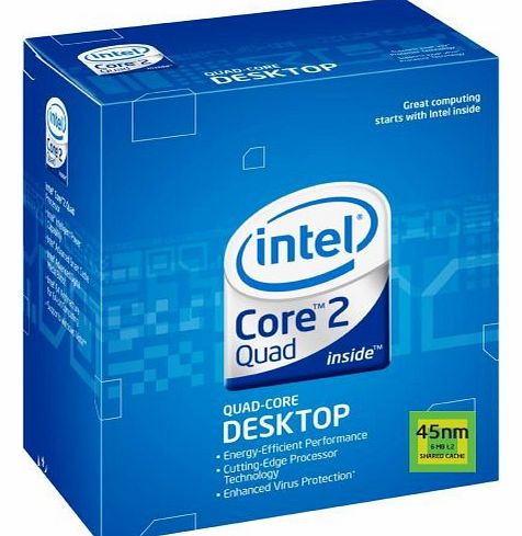 Processor - 1 x Intel Core 2 Quad Q9300 / 2.5 GHz ( 1333 MHz ) - LGA775 Socket - L2 6 MB ( 2 x 3MB (3MB per core pair) ) - Box