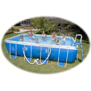 18 x 9 x 52 Rectangular Frame Pool