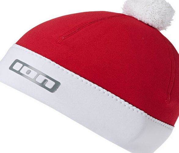 ION Neo Bommel Beanie Surf Cap - Red/ White