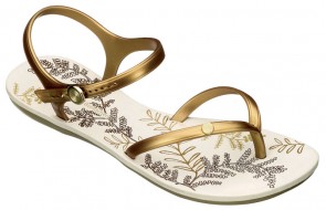 Life White/Gold sandal