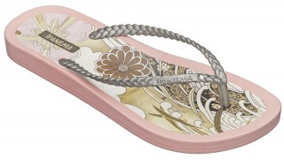 plait pink flip flop