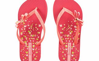 Womens Lola pink flip flops