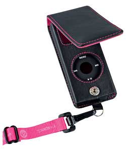 Nano Leather Case Pink