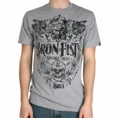 Mens Iron Fist Vintage Brut Ash Heather