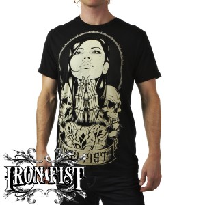 T-Shirts - Iron Fist Santa Muerte