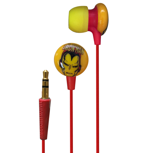 Iron Man Marvel Comics Earphones