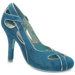 Irregular Choice Female Cortesan Duchess Court Suede Upper Evening in Blue