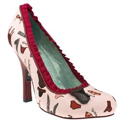 Irregular Choice Female Cortesan Underwear Court Fabric Upper Evening in Pale Pink