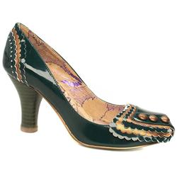 Irregular Choice Female Irregular Choe Heels Leather Upper Evening in Green