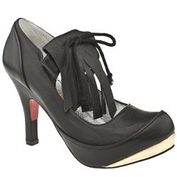 Irregular Choice Female Irregular Choe Saturn Leather Upper Evening in Black