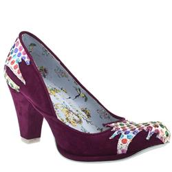 Irregular Choice Female Irregular Choice Flash Dancer Suede Upper in Purple, Turquise