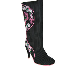 Irregular Choice IC EMBROIDERED FLOWER CALF