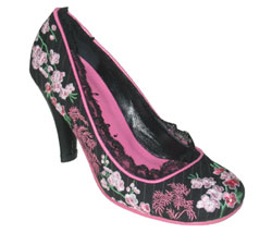 Irregular Choice IC EMBROIDERED FLOWER CT