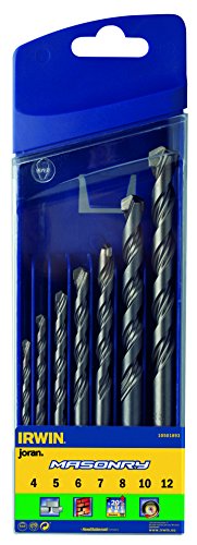 IRWIN  10501893 Masonry Drill Bit for Cordless Drills Set (7 Pieces)