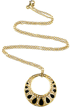 Isharya Zebra pendant necklace