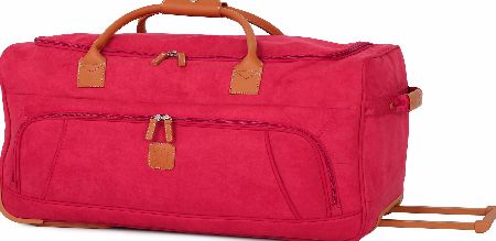 IT LUGGAGE 67.5cm/26`` Suedette Trolley Holdall