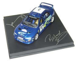 1:43 Scale Subaru Impreza 1st GB RAC Rally 2000 Ltd Ed 555 pcs - R.Burns