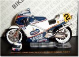 Die-cast Model Honda NSR500 (Wayne Gardner) (1:24 scale in Blue)