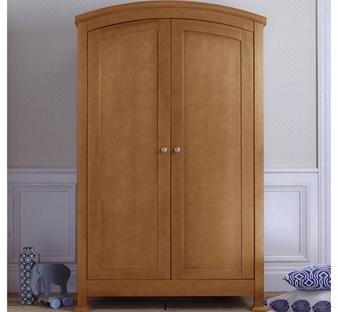 Bailey Sleigh Wardrobe-Oak