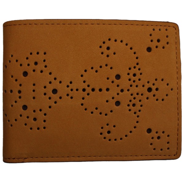 Tan Wingtip Wallet by J Fold