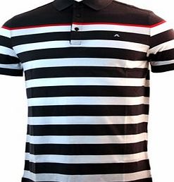 J.Lindeberg J Lindberg Mens Jermy Slim Lux Stripe Polo Shirt