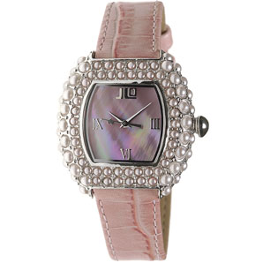 by Jennifer Lopez Extra-Ordinaries Pink Strap Womens Watch