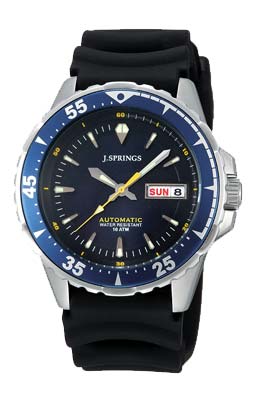 J Springs J.SPRINGS Automatic Sports Blue Bezel Rubber