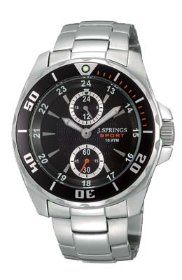 J Springs J.SPRINGS Urban Active Bezel 24 Hour All Black