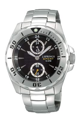 J Springs J.SPRINGS Urban Active Bezel 24 Hour Black Gents