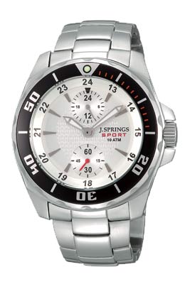 J.SPRINGS Urban Active Bezel 24 Hour Silver BLC002