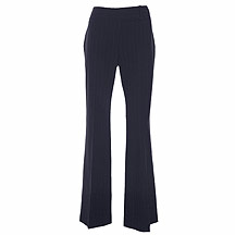 Black pinstripe trousers