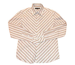 Chevron shirt camel