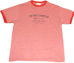 Jack & Jones Double prong beltRETRO CAMPUS print t-shirt