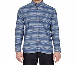 Pure blue cotton shirt