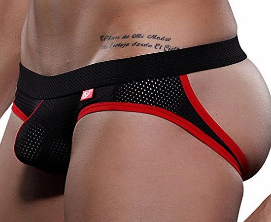 Jack Smith Mens Breathe Holes Underwear Thong Jockstrap Briefs (XL)