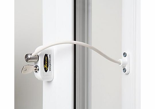 Jackloc Window Restrictor, White