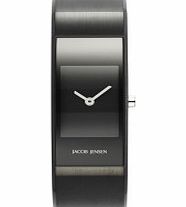 Jacob Jensen Ladies Eclipse Black Small Watch