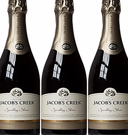 Jacobs Creek Sparkling Shiraz Non Vintage, 75 cl (Case of 3)