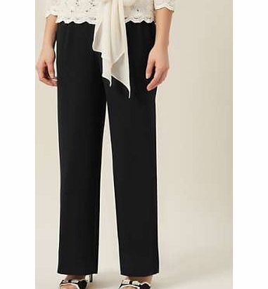 Jacques Vert Wide Leg Chiffon Trousers