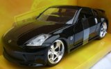 Jada Toys 2003 Nissan 350Z in Black Scale 1:32