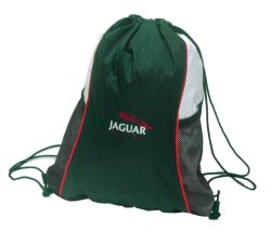 Jaguar Drawstring Rucksack (Green)