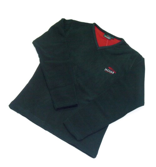 Ladies Micro V Neck Fleece Top