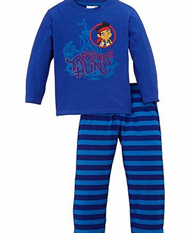 Jake  Boys 44JATRS401 Pyjama Set, Blue (Blue/Dark Blue), 5 Years