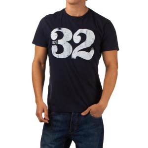 T-Shirts - Jakes 32 JKS T-Shirt - Navy/White