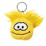 Jakks Disney Club Penguin Keychain 2 Inch Plush Puffle Yellow